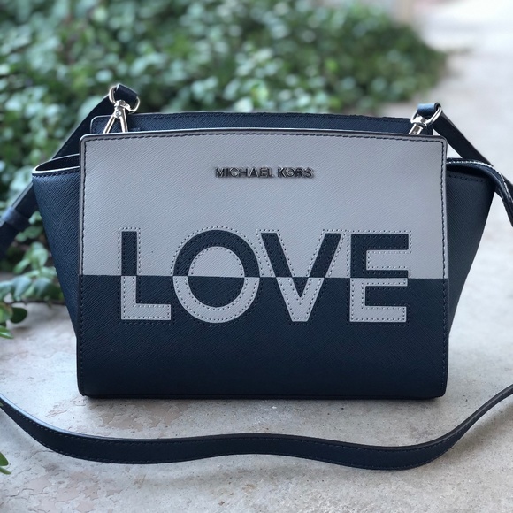Michael Kors Handbags - Michael Kors LOVE Selma Satchel Crossbody Bag